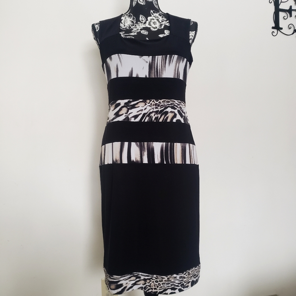 Michael Tyler Animal Print Dress